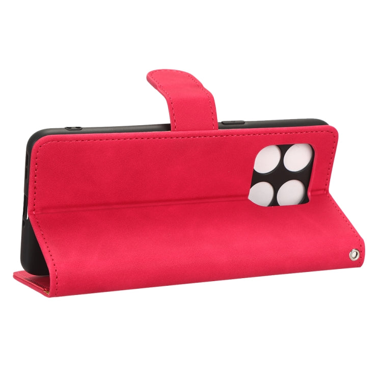 For OnePlus 10T 5G Skin Feel Magnetic Flip Leather Phone Case