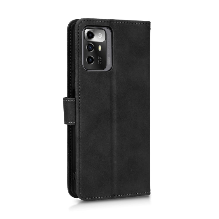 For ZTE Blade A72 5G Skin Feel Magnetic Flip Leather Phone Case