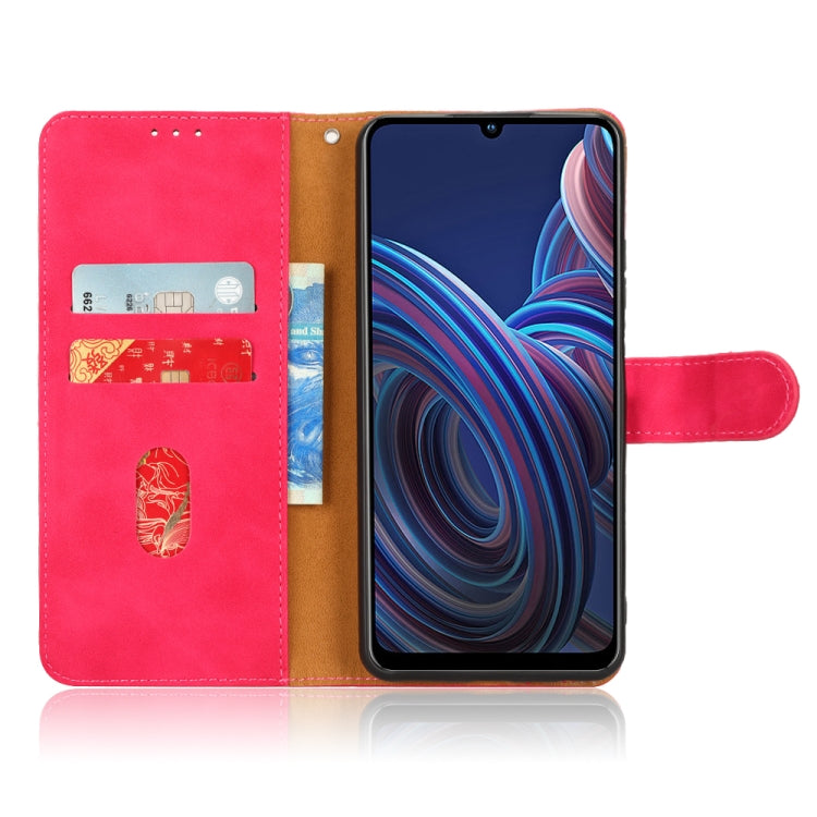 For ZTE Blade A72 5G Skin Feel Magnetic Flip Leather Phone Case