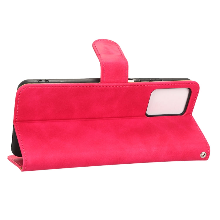 For ZTE Blade A72 5G Skin Feel Magnetic Flip Leather Phone Case