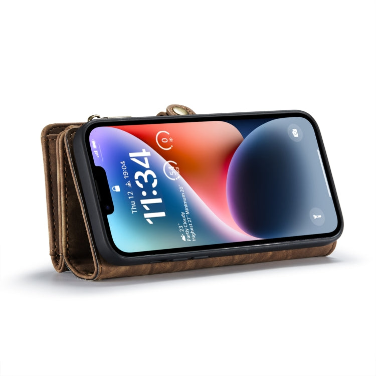 For iPhone 14 Plus CaseMe 008 Detachable Multifunctional Leather Phone Case