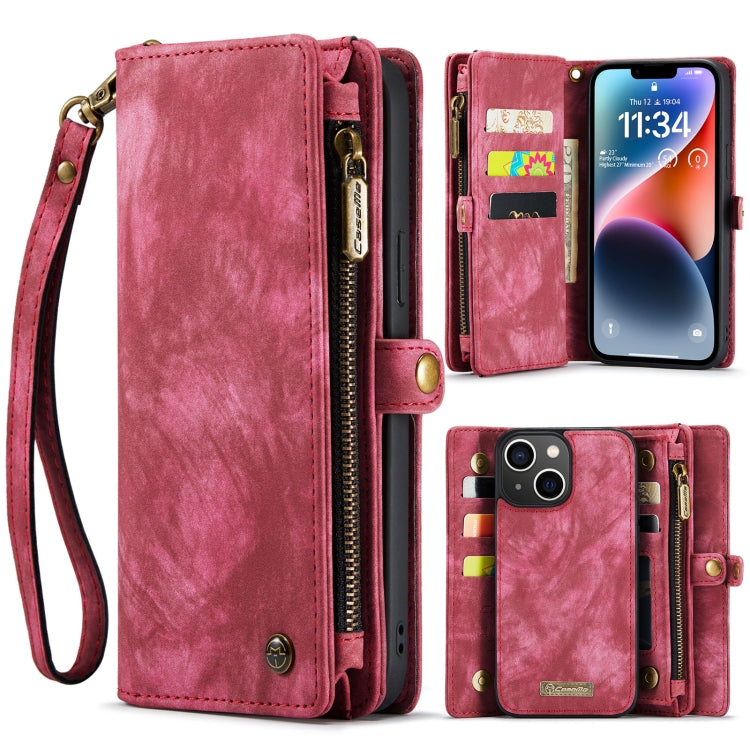For iPhone 14 Plus CaseMe 008 Detachable Multifunctional Leather Phone Case