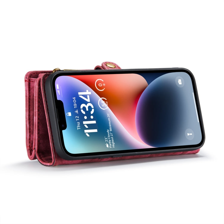For iPhone 14 Plus CaseMe 008 Detachable Multifunctional Leather Phone Case