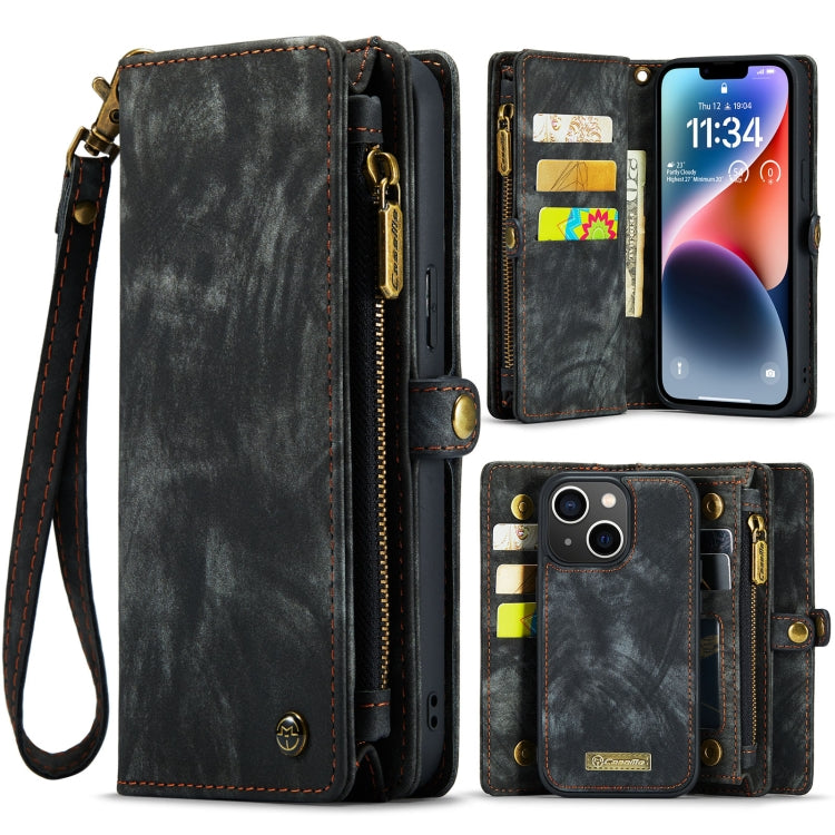 For iPhone 14 Plus CaseMe 008 Detachable Multifunctional Leather Phone Case