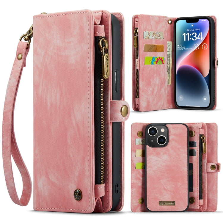 For iPhone 14 Plus CaseMe 008 Detachable Multifunctional Leather Phone Case
