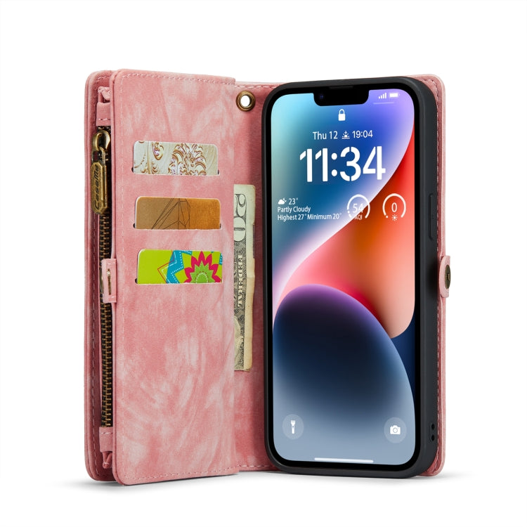 For iPhone 14 Plus CaseMe 008 Detachable Multifunctional Leather Phone Case