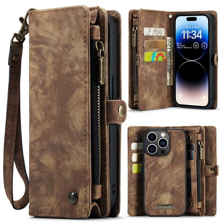 For iPhone 14 Pro CaseMe 008 Detachable Multifunctional Leather Phone Case