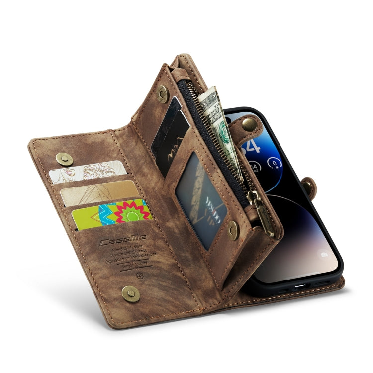 For iPhone 14 Pro CaseMe 008 Detachable Multifunctional Leather Phone Case