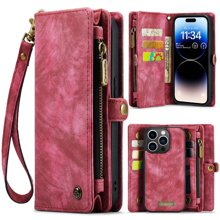 For iPhone 14 Pro CaseMe 008 Detachable Multifunctional Leather Phone Case