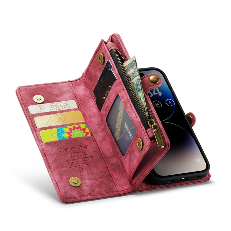 For iPhone 14 Pro CaseMe 008 Detachable Multifunctional Leather Phone Case