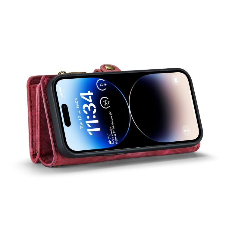 For iPhone 14 Pro CaseMe 008 Detachable Multifunctional Leather Phone Case