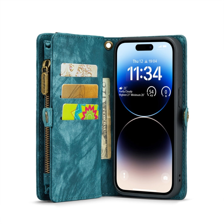 For iPhone 14 Pro CaseMe 008 Detachable Multifunctional Leather Phone Case