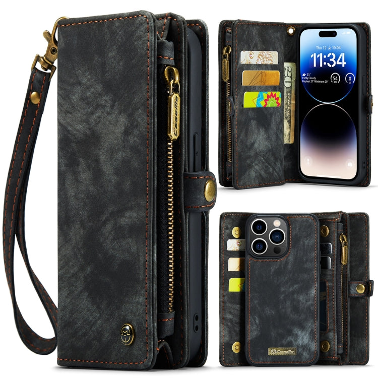 For iPhone 14 Pro CaseMe 008 Detachable Multifunctional Leather Phone Case