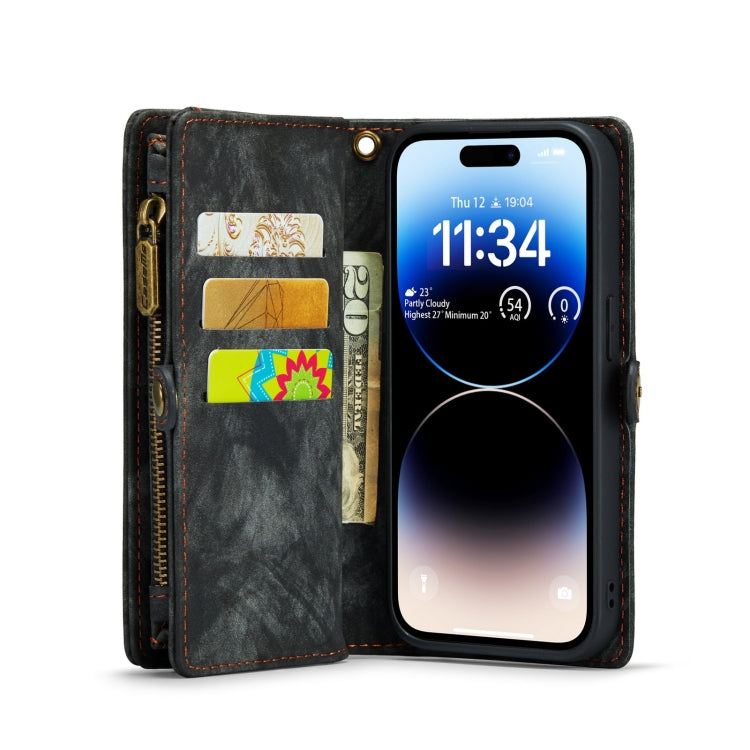 For iPhone 14 Pro CaseMe 008 Detachable Multifunctional Leather Phone Case