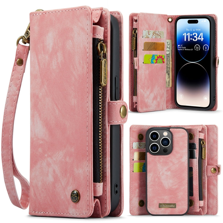 For iPhone 14 Pro CaseMe 008 Detachable Multifunctional Leather Phone Case
