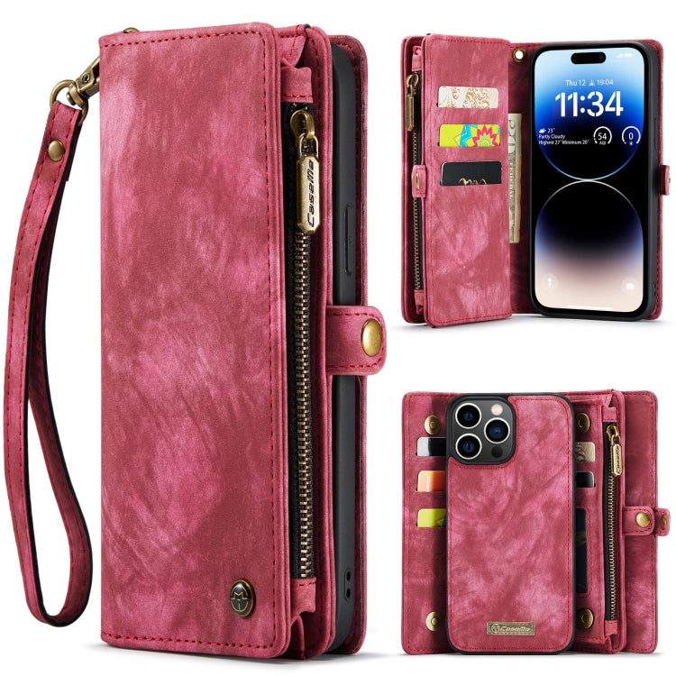 For iPhone 14 Pro Max CaseMe 008 Detachable Multifunctional Leather Phone Case