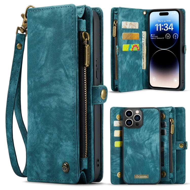 For iPhone 14 Pro Max CaseMe 008 Detachable Multifunctional Leather Phone Case