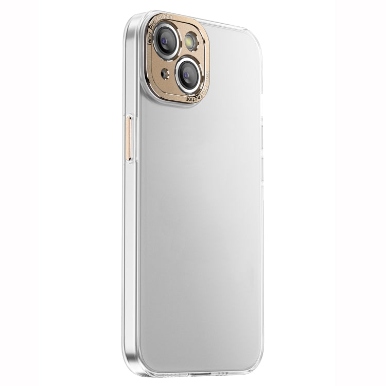 For iPhone 14 PC Crystal Clear Frosted Phone Case