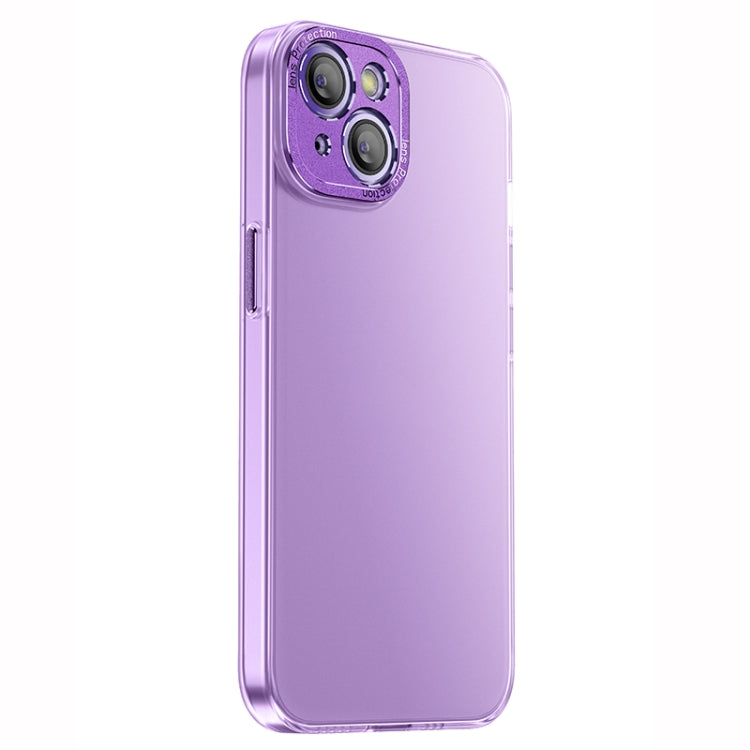 For iPhone 14 PC Crystal Clear Frosted Phone Case
