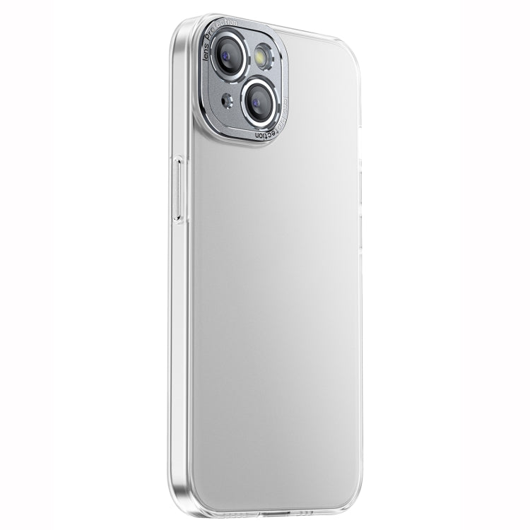For iPhone 14 Plus PC Crystal Clear Frosted Phone Case