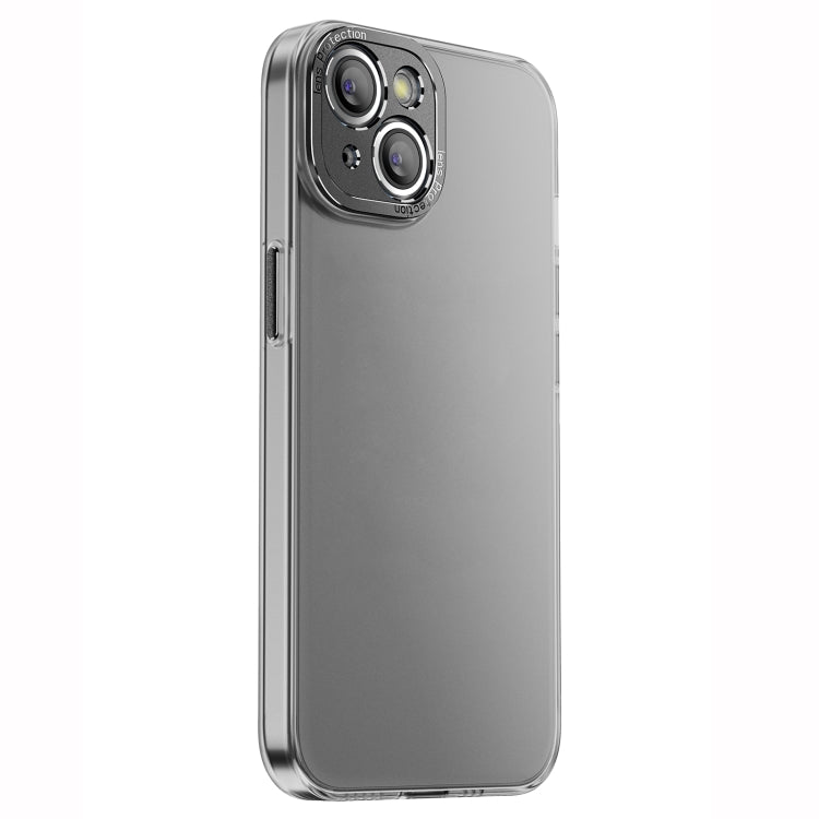 For iPhone 14 Plus PC Crystal Clear Frosted Phone Case
