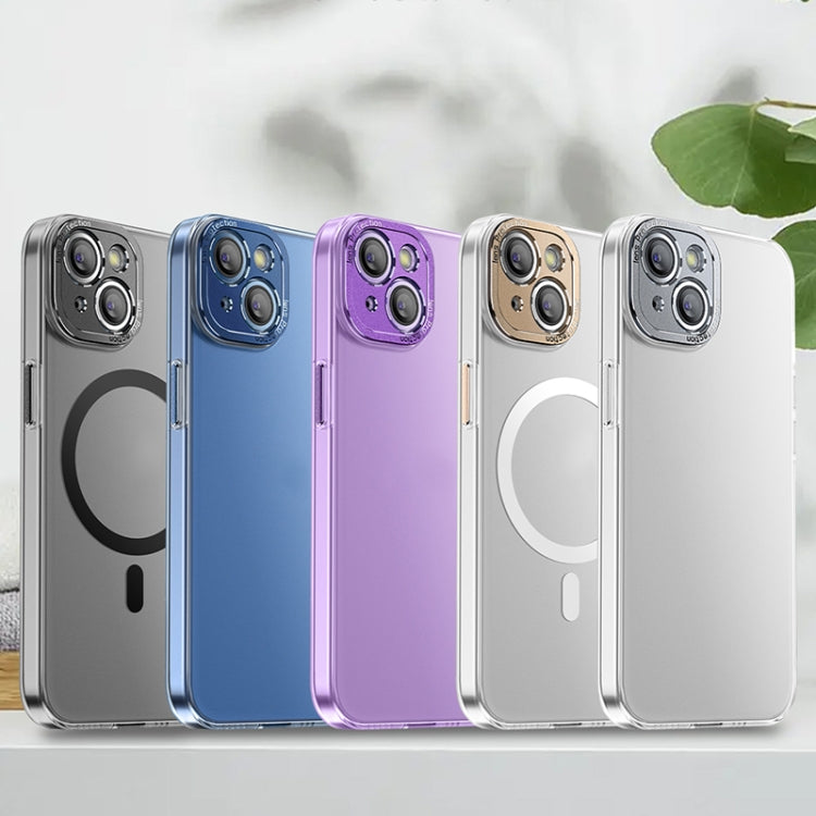For iPhone 14 Plus PC Crystal Clear Frosted Phone Case