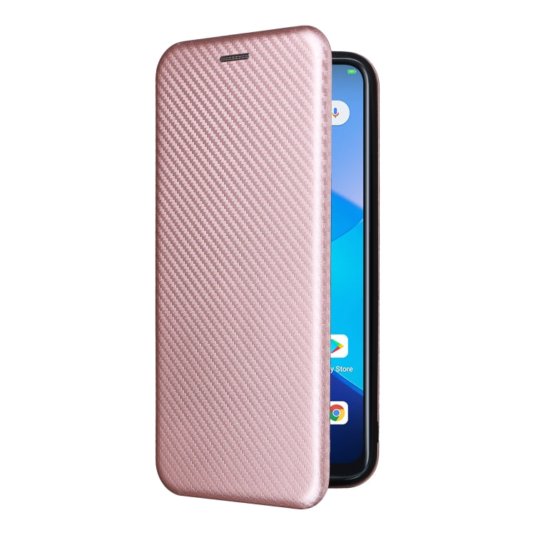 For Oukitel C31 Carbon Fiber Texture Leather Phone Case
