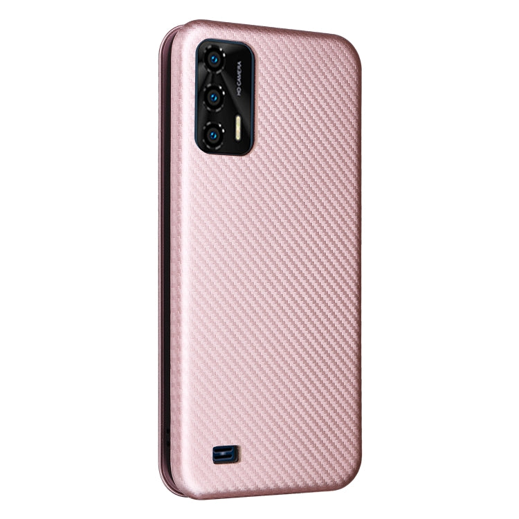 For Oukitel C31 Carbon Fiber Texture Leather Phone Case