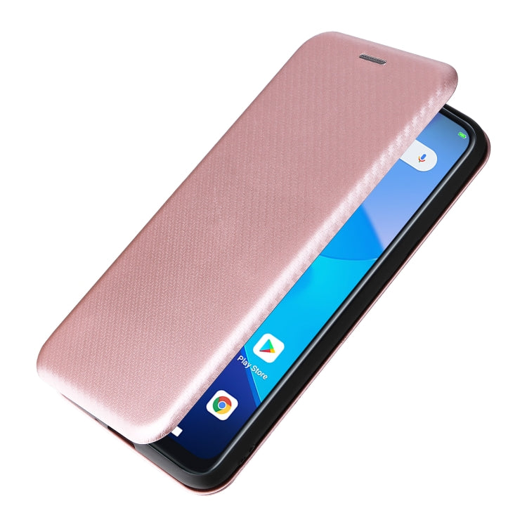 For Oukitel C31 Carbon Fiber Texture Leather Phone Case