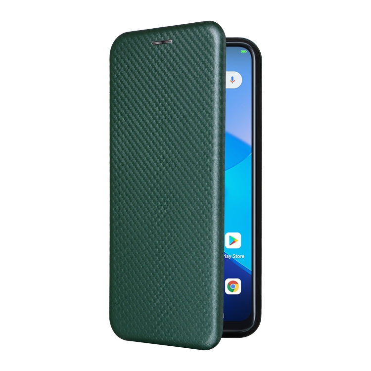 For Oukitel C31 Carbon Fiber Texture Leather Phone Case