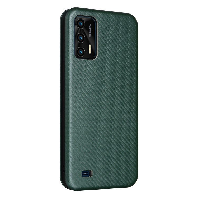 For Oukitel C31 Carbon Fiber Texture Leather Phone Case