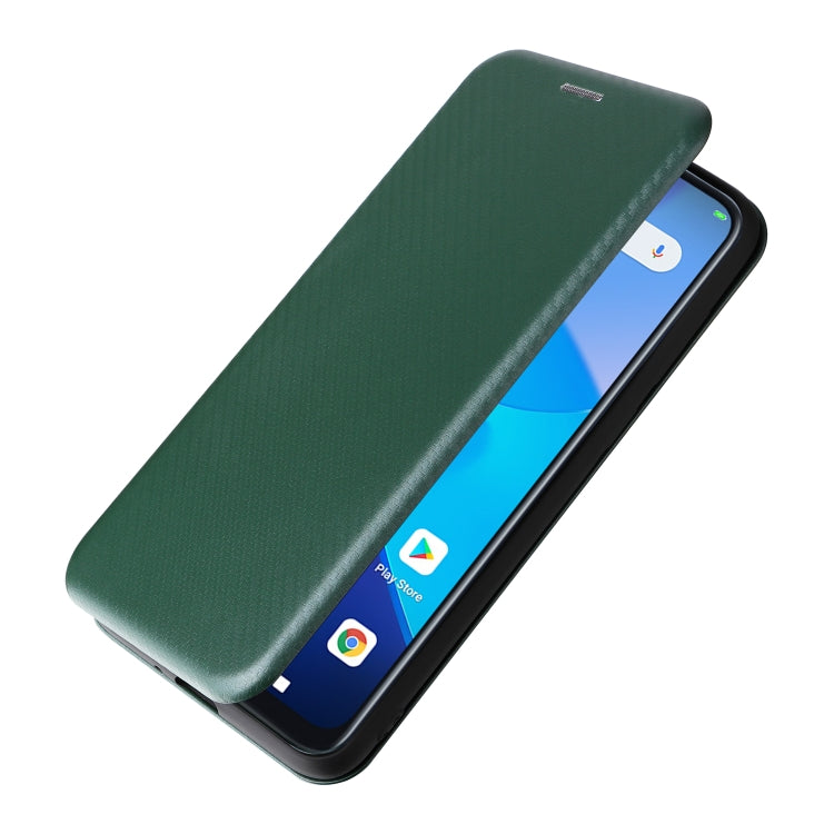 For Oukitel C31 Carbon Fiber Texture Leather Phone Case