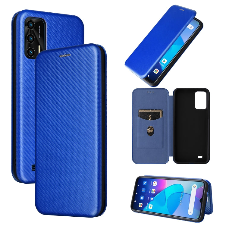 For Oukitel C31 Carbon Fiber Texture Leather Phone Case