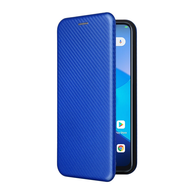For Oukitel C31 Carbon Fiber Texture Leather Phone Case
