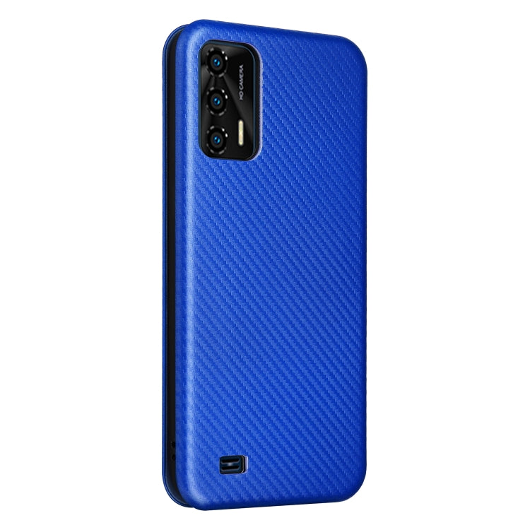For Oukitel C31 Carbon Fiber Texture Leather Phone Case
