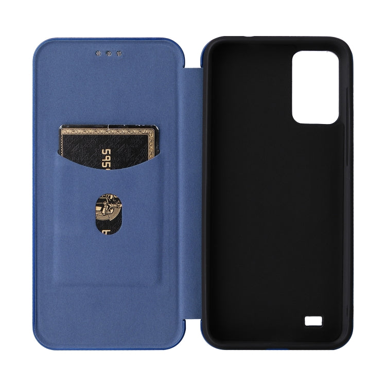 For Oukitel C31 Carbon Fiber Texture Leather Phone Case