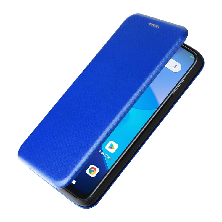 For Oukitel C31 Carbon Fiber Texture Leather Phone Case