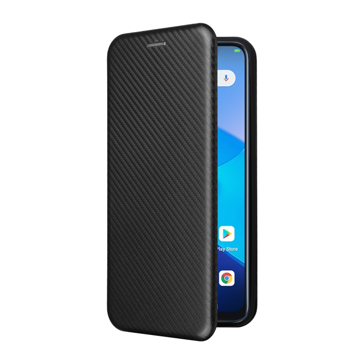 For Oukitel C31 Carbon Fiber Texture Leather Phone Case