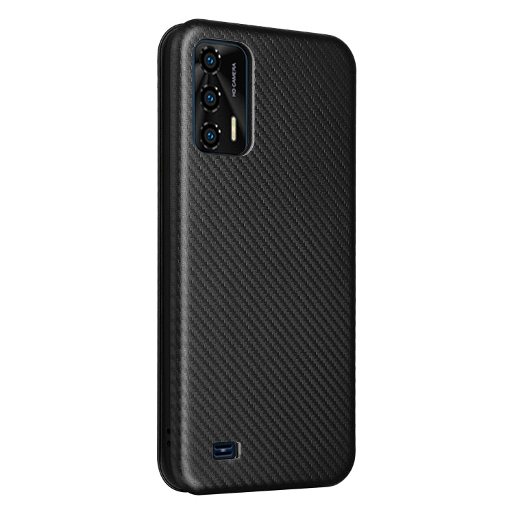 For Oukitel C31 Carbon Fiber Texture Leather Phone Case
