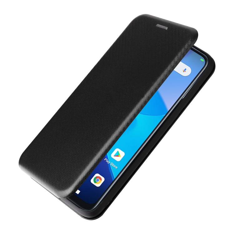 For Oukitel C31 Carbon Fiber Texture Leather Phone Case