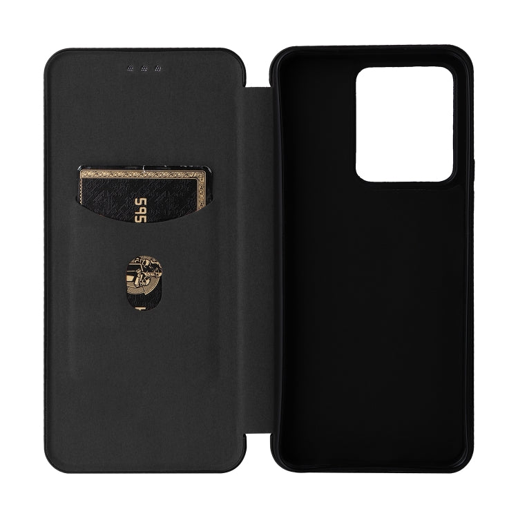 For vivo Y22s / Y35 Carbon Fiber Texture Leather Phone Case