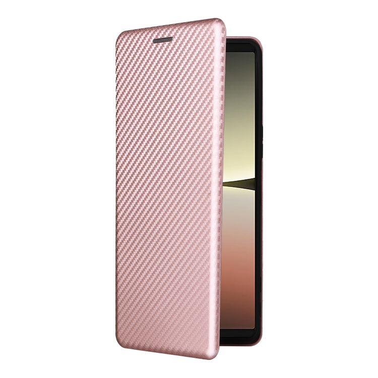 For Sony Xperia 5 IV Carbon Fiber Texture Leather Phone Case
