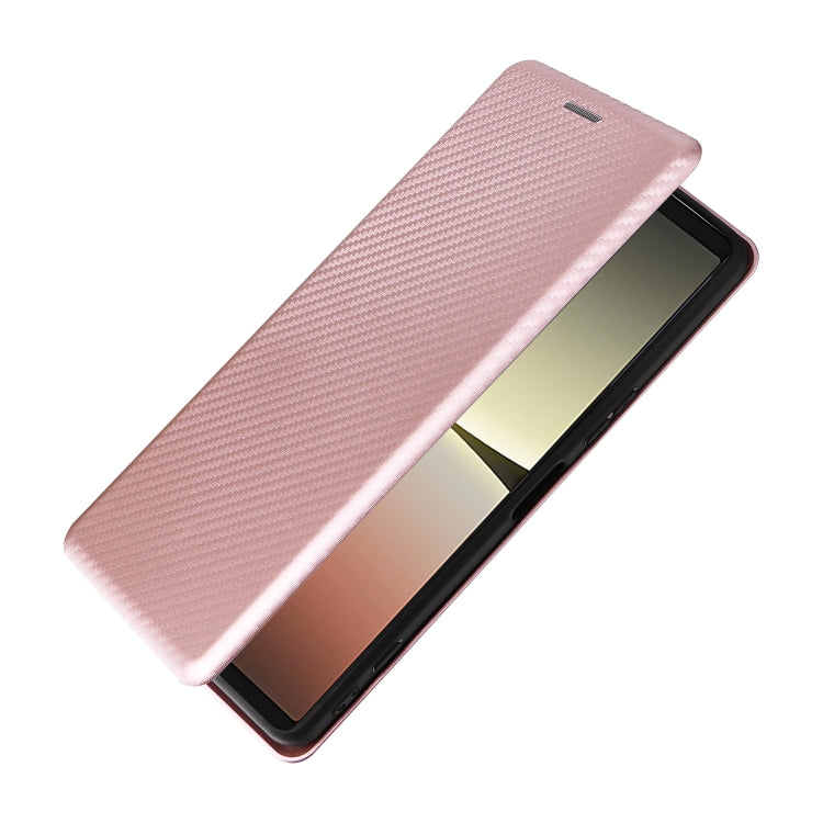 For Sony Xperia 5 IV Carbon Fiber Texture Leather Phone Case