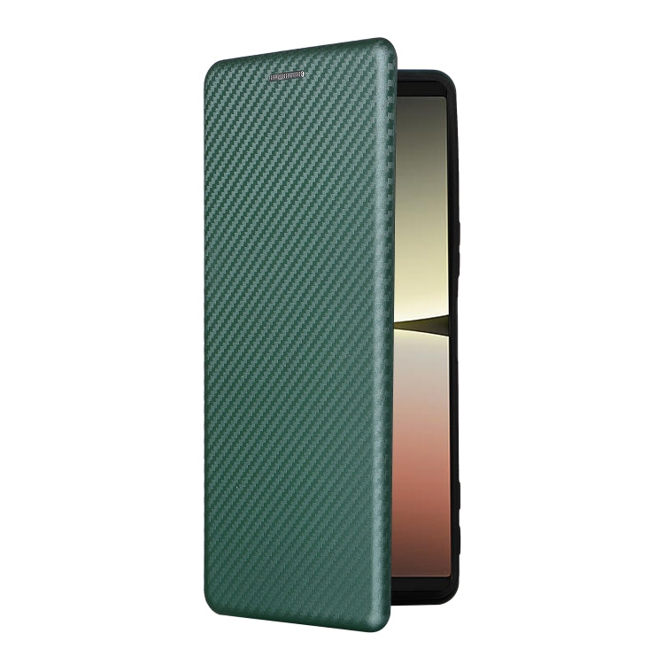For Sony Xperia 5 IV Carbon Fiber Texture Leather Phone Case