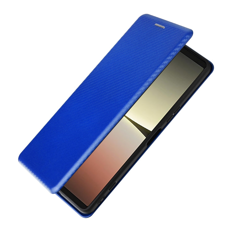 For Sony Xperia 5 IV Carbon Fiber Texture Leather Phone Case
