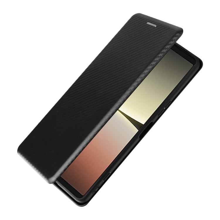 For Sony Xperia 5 IV Carbon Fiber Texture Leather Phone Case