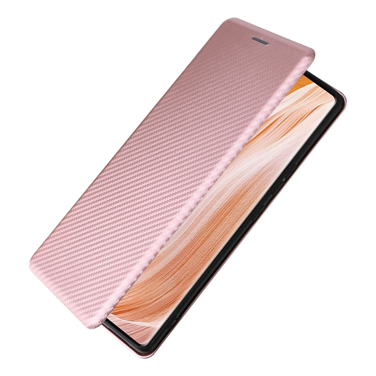 For ZTE Axon 40 Pro Carbon Fiber Texture Leather Phone Case