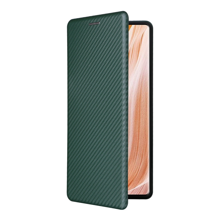 For ZTE Axon 40 Pro Carbon Fiber Texture Leather Phone Case