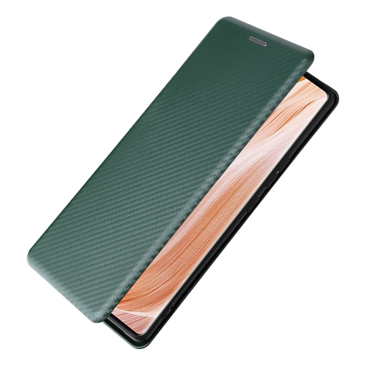 For ZTE Axon 40 Pro Carbon Fiber Texture Leather Phone Case