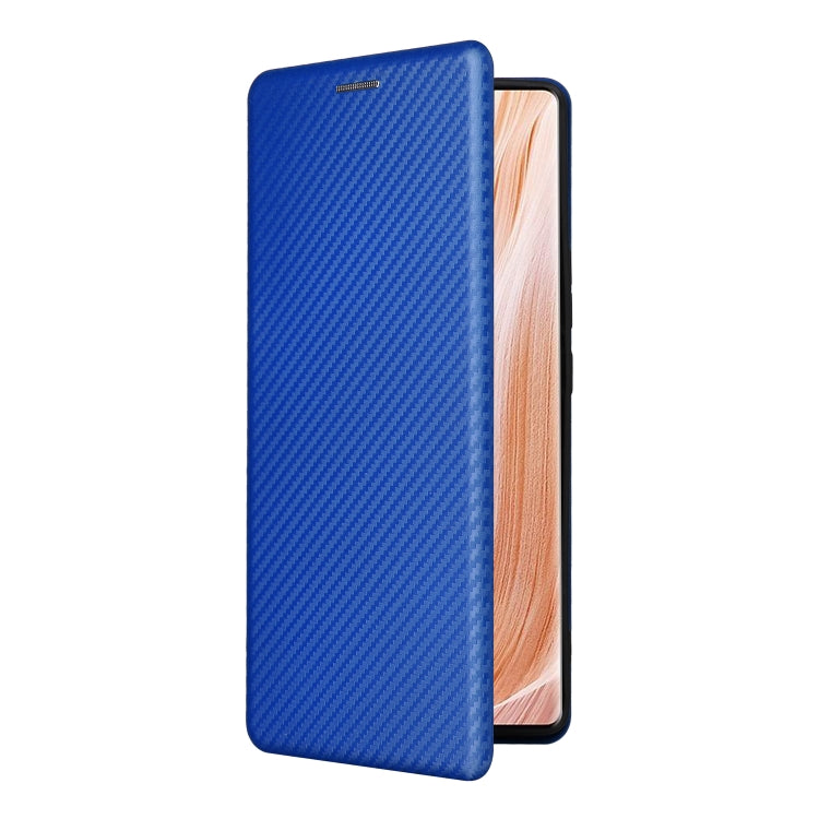 For ZTE Axon 40 Pro Carbon Fiber Texture Leather Phone Case